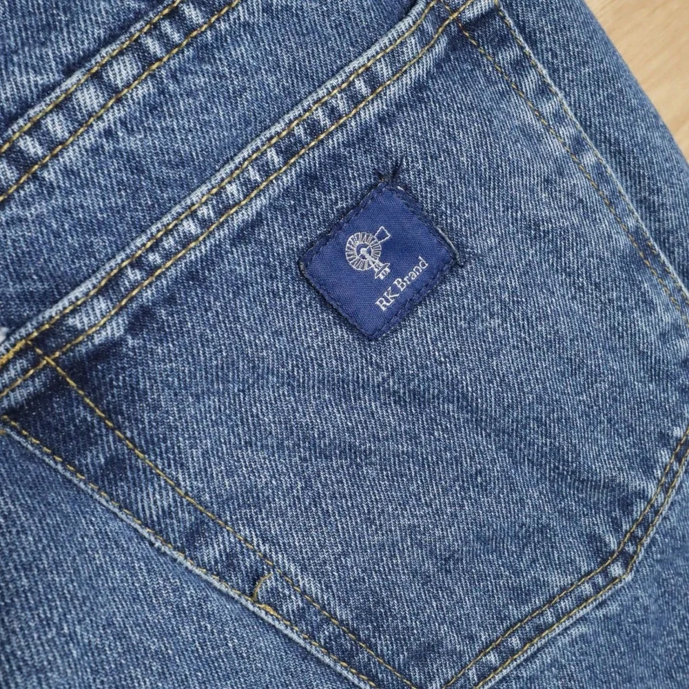 (4) Pairs RK Brand Mens 40x36 Light Wash‎ Denim Jeans Straight Leg Cotton
